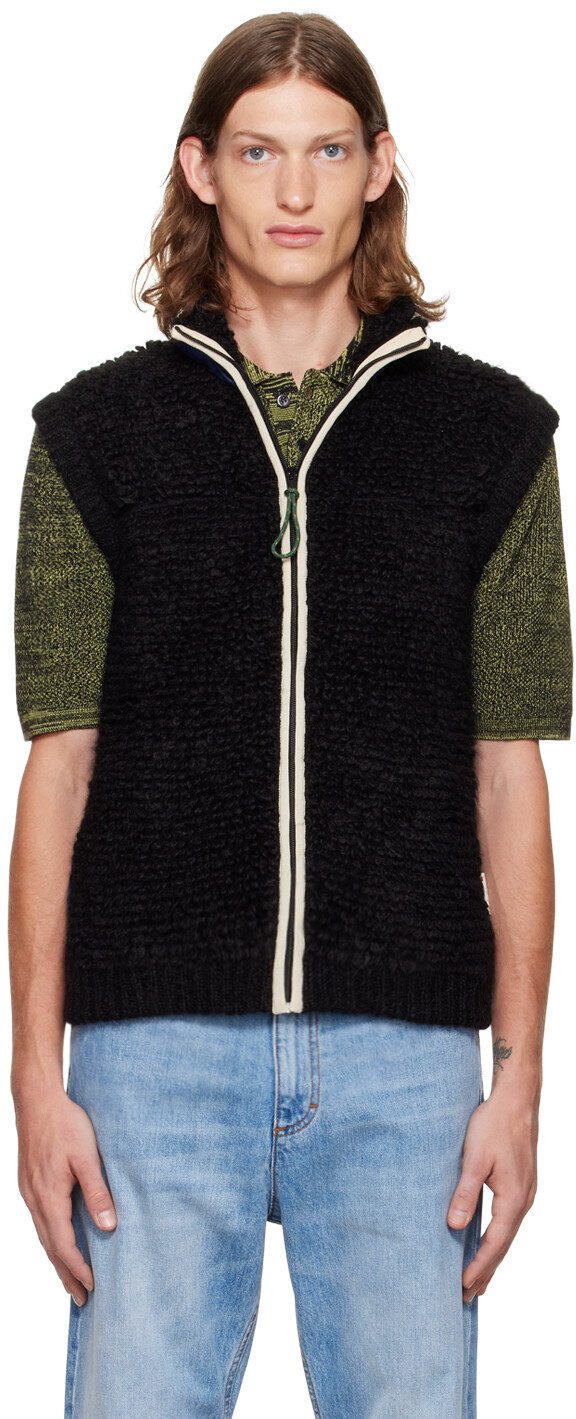 

Черный горный жилет Marni