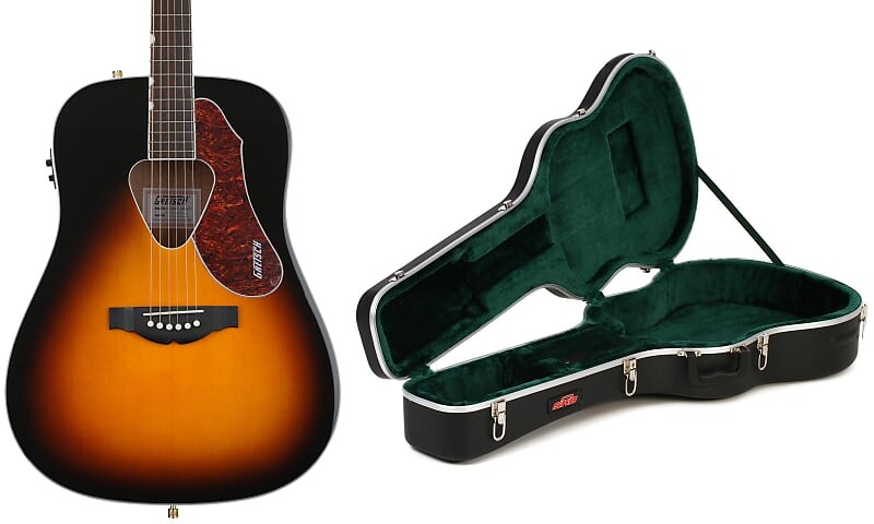 

Комплект Gretsch G5024E Rancher Dreadnought - Sunburst с акустическим кейсом SKB 1SKB-8 для акустической гитары Dreadnought Economy Gretsch + SKB 2714035500=1 1SKB-8=1