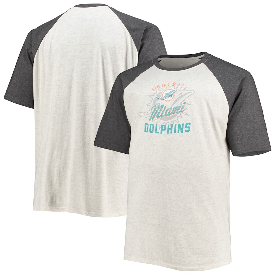

Футболка с коротким рукавом Fanatics Branded Miami Dolphins, угольный