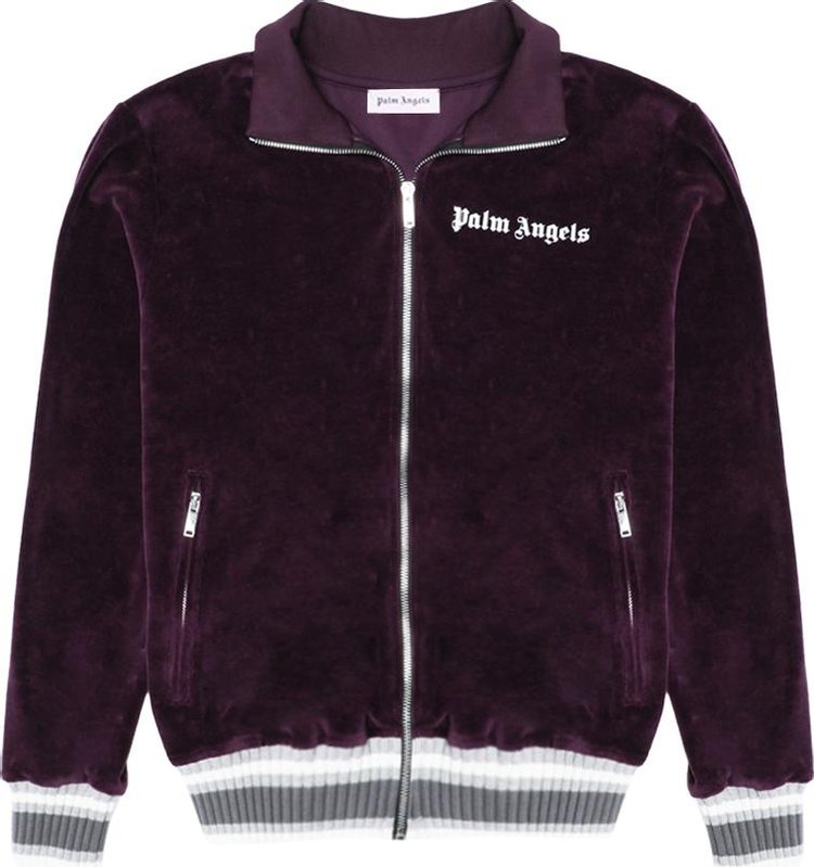 

Куртка Palm Angels Chenille Track Jacket 'Purple', фиолетовый