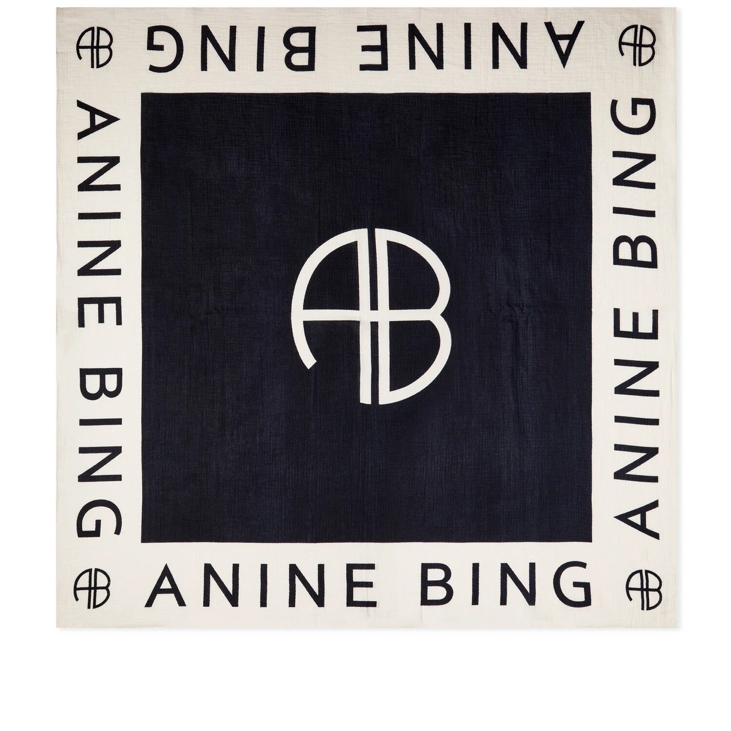 

Шарф-юбка Anine Bing Praia Sarong, черный/бежевый