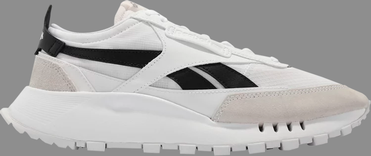 Кроссовки classic leather legacy 'white black' Reebok, белый - фото