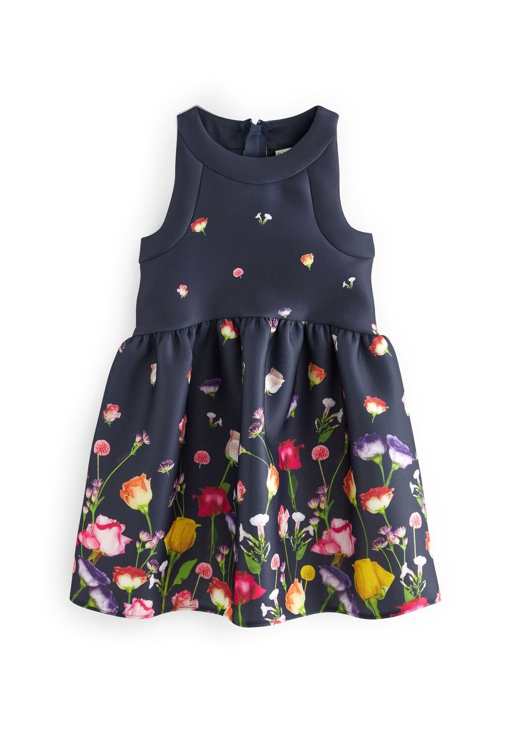 

Летнее платье Baker By Ted Baker Navy Blue Floral Scuba Dress Baker by Ted Baker, цвет navy