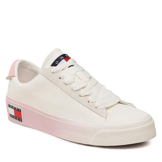 

Кроссовки Tommy Jeans VulcFlatform Canvas, белый