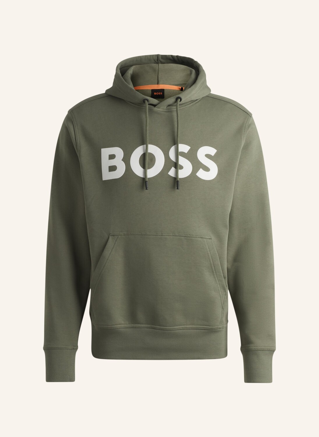 

Толстовка webasic_hood свободного кроя Boss, зеленый