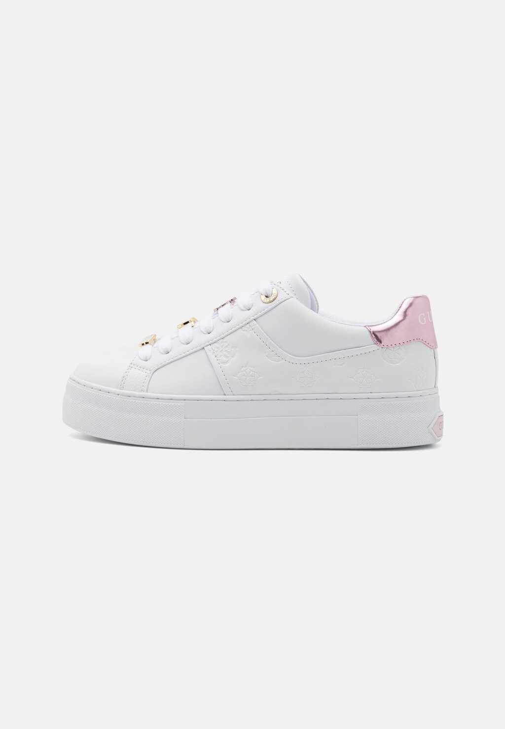 

Низкие кроссовки Giella Guess, цвет white/pink