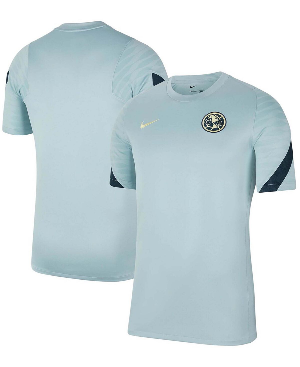 

Мужская голубая футболка Club America 2020, топ 21 Strike Nike, Синий