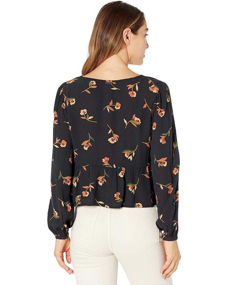 

Блуза Billabong After Dark Long Sleeve Blouse, черный