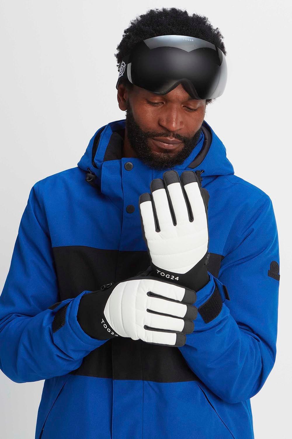 цена Водонепроницаемые лыжные перчатки Adventure TOG24, белый