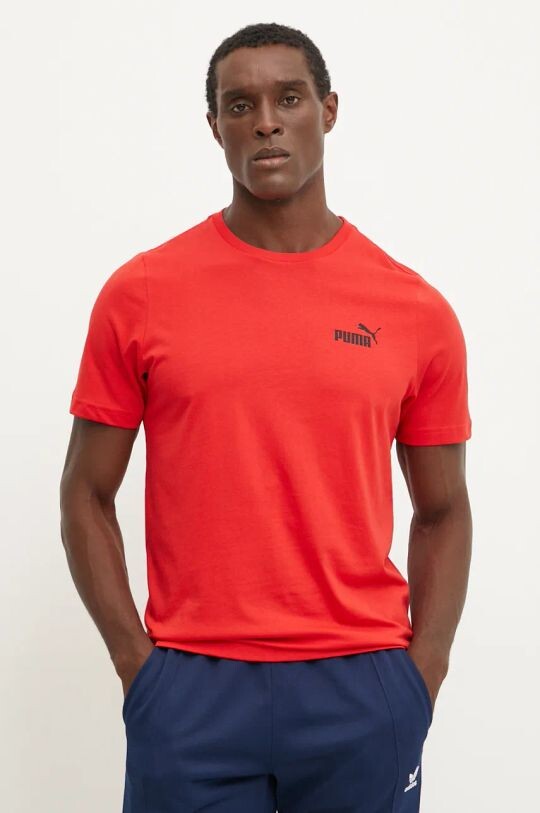 

Хлопковая футболка Puma, красный