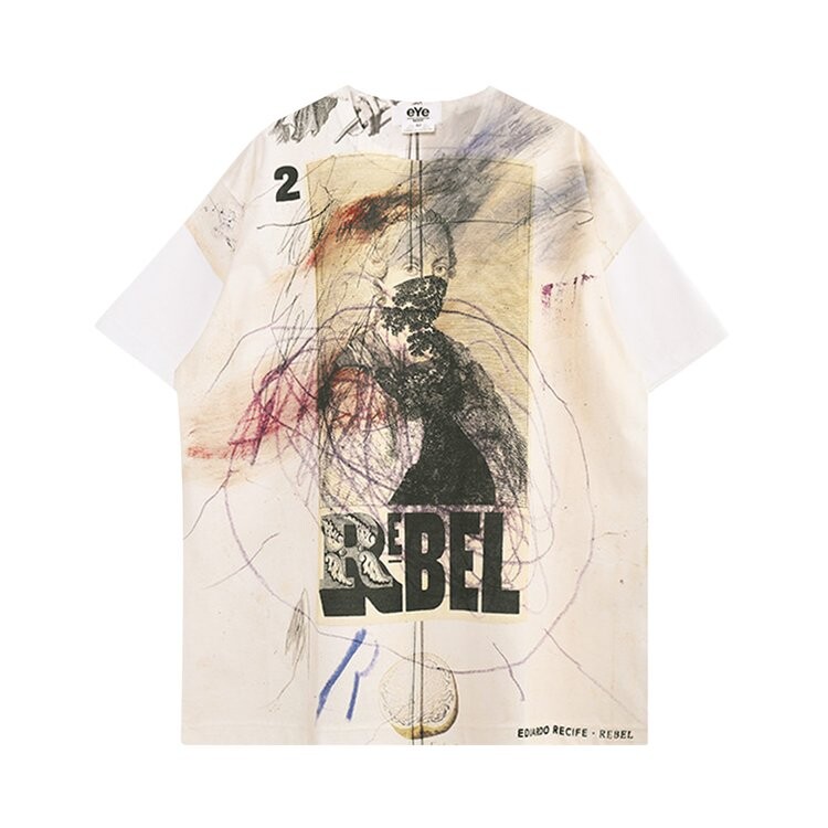 

Футболка Junya Watanabe Eduardo Recife Tee 'White/Beige', белый