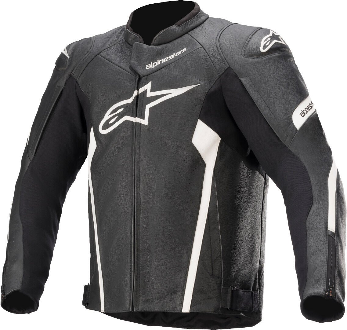 

Alpinestars Faster V2 Мотоцикл Кожаная куртка, черный/белый