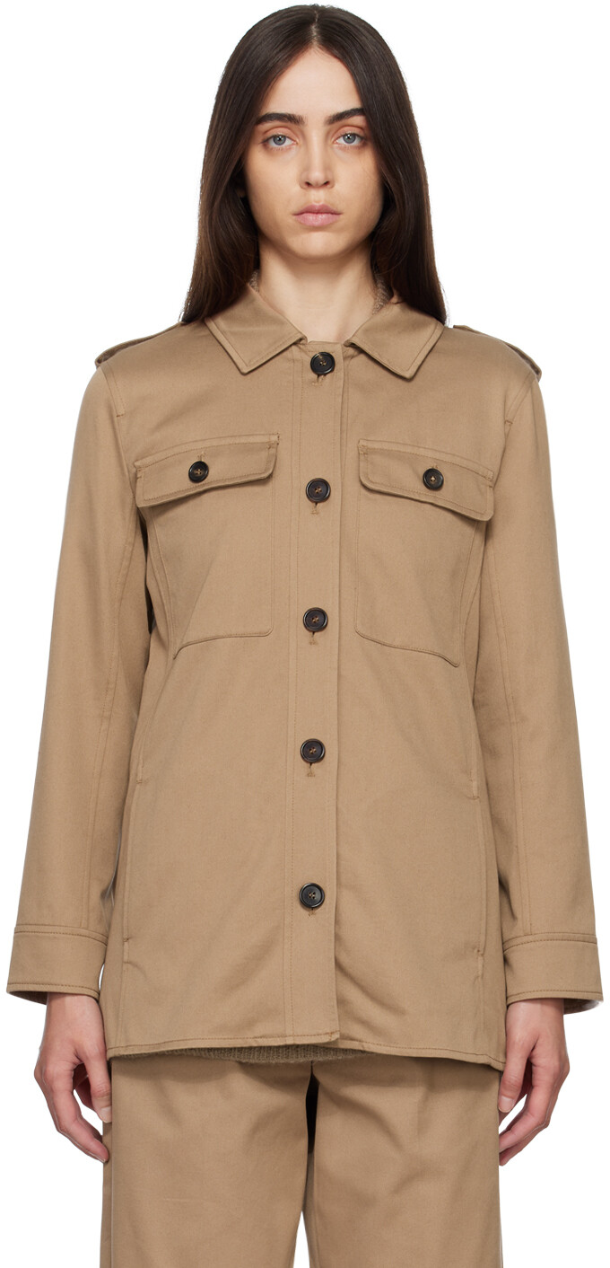

Светло-коричневая куртка Adamo S Max Mara