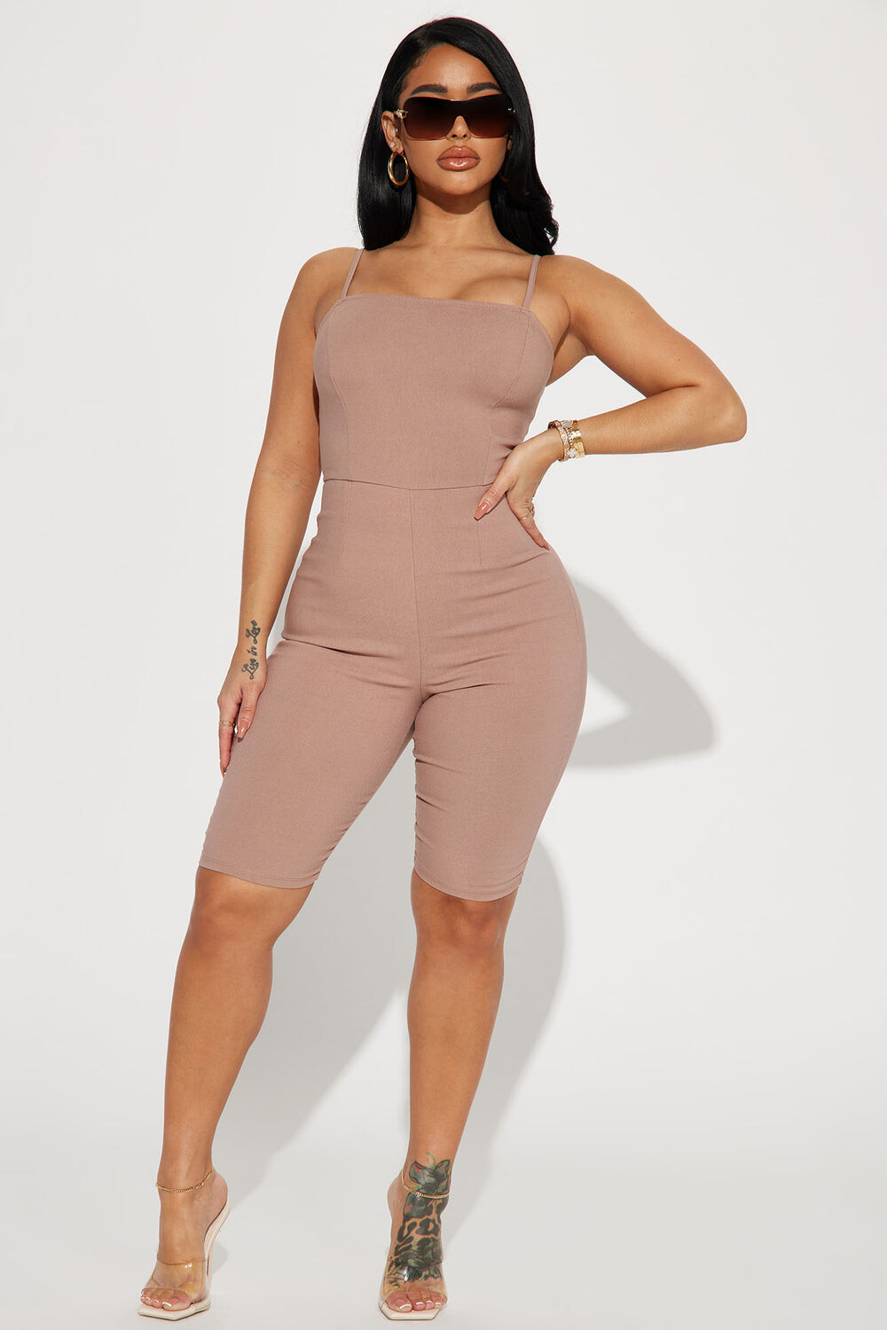 

Комбинезон Fashion Nova HMP40224, мокко