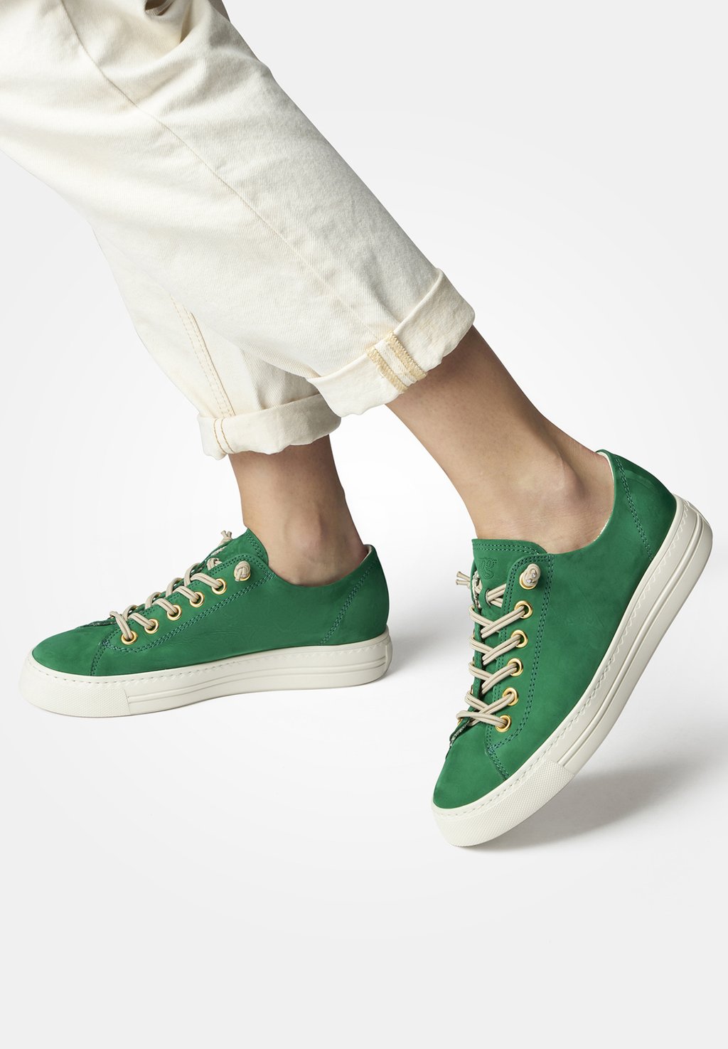 Низкие кроссовки Paul Green, королевский нубук зеленый кроссовки paul green zapatillas royal iron