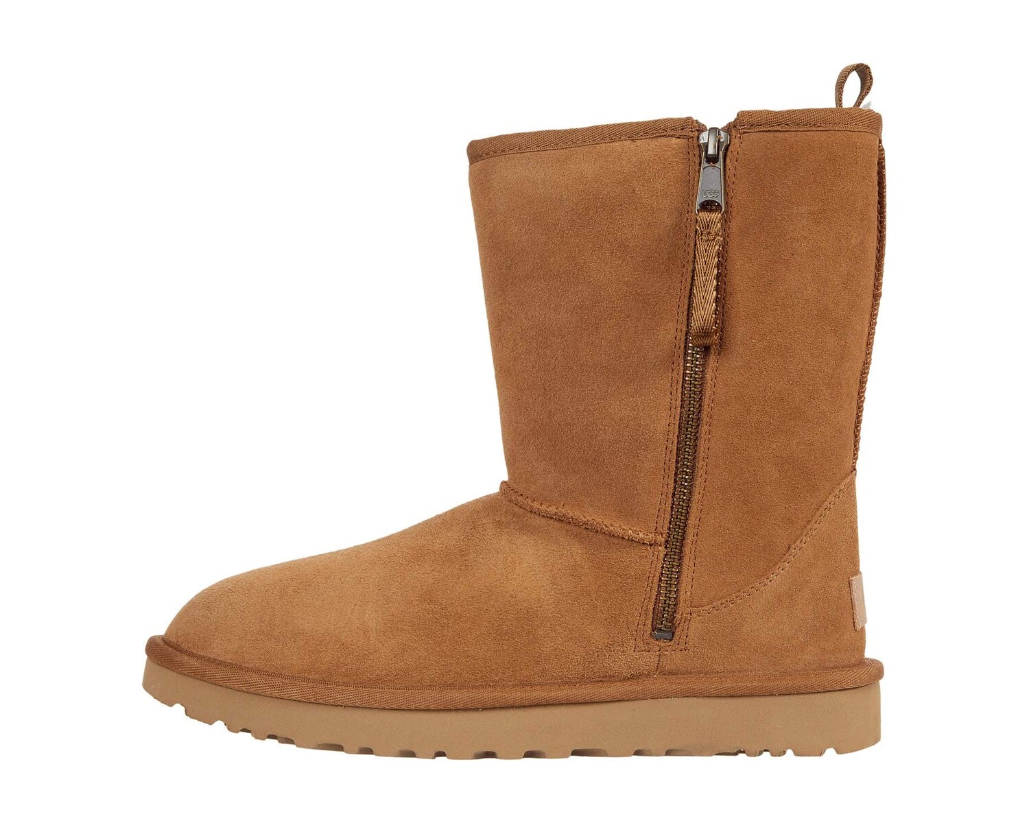 

Угги Classic Short Dual Zip II UGG, каштановый