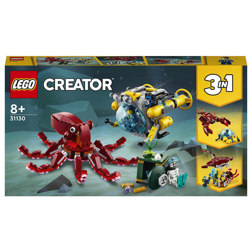 цена Конструктор Lego Creator 3-in-1 Sunken Treasure Mission 522 pcs