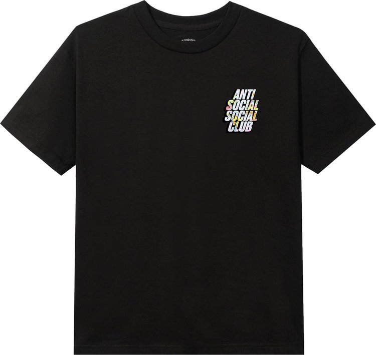 Футболка Anti Social Social Club Drop A Pin Tee 'Black', черный - фото