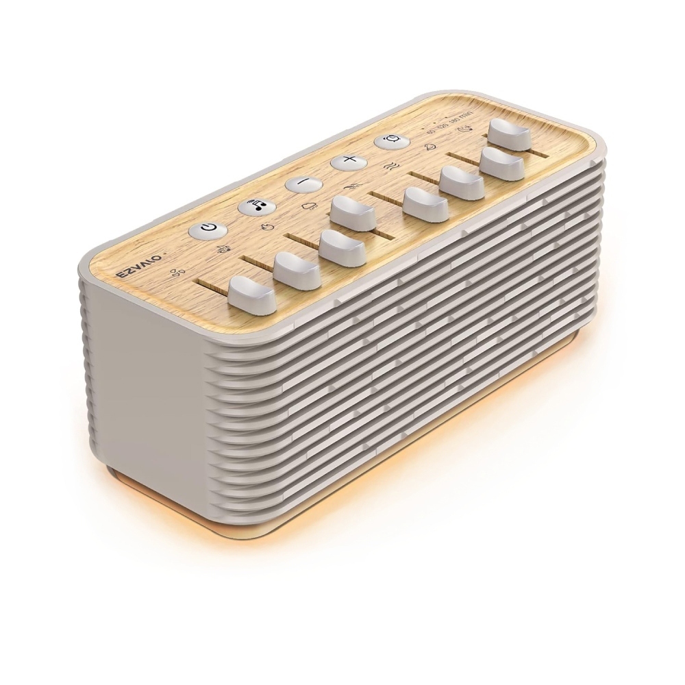 Беспроводная колонка Ezvalo White Noise Sleep Sound Machine, бежевый noise machine rechargeable sleeping sound machine plastic 2w light white noise accessory