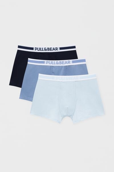 

Набор из 3 базовых боксеров с цветным поясом с логотипом PULL&BEAR