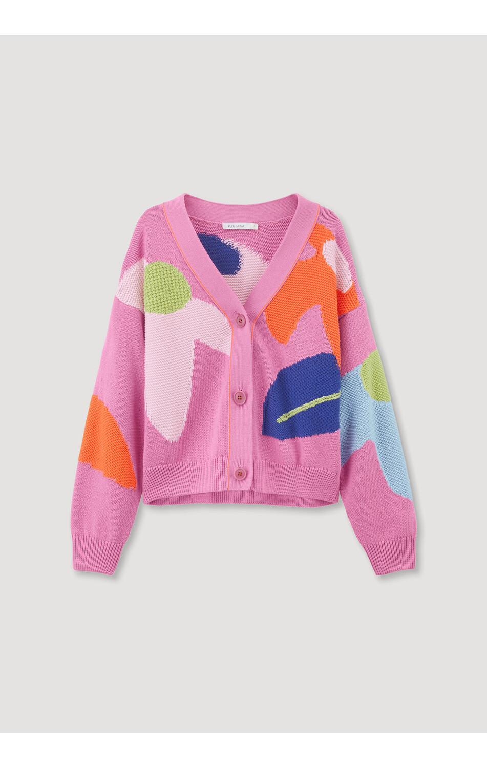 

Кардиган Hessnatur Strickjacke, розовый