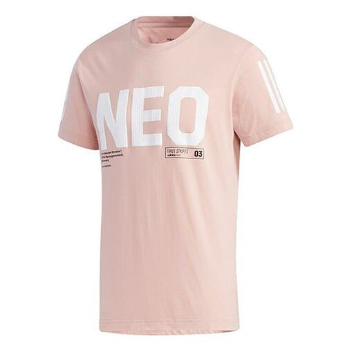 

Футболка Adidas neo M CS TEE 3 Sports Short Sleeve Pink, Розовый