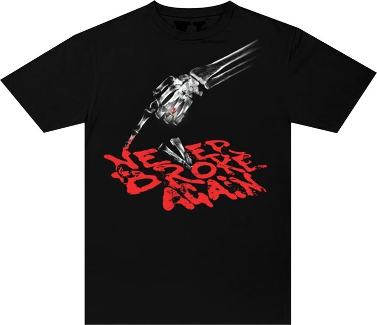 

Футболка Vlone x NBA Youngboy Bones T-Shirt 'Black', черный