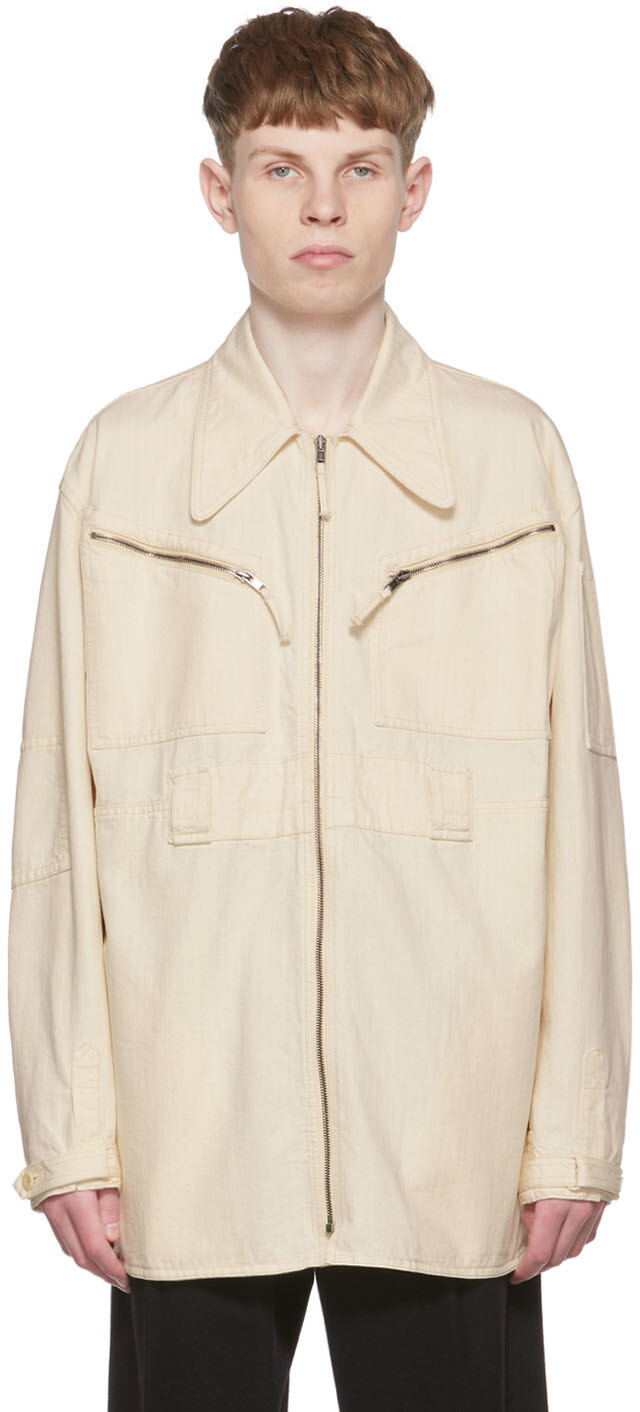 

Хлопковая куртка Off-White Maison Margiela