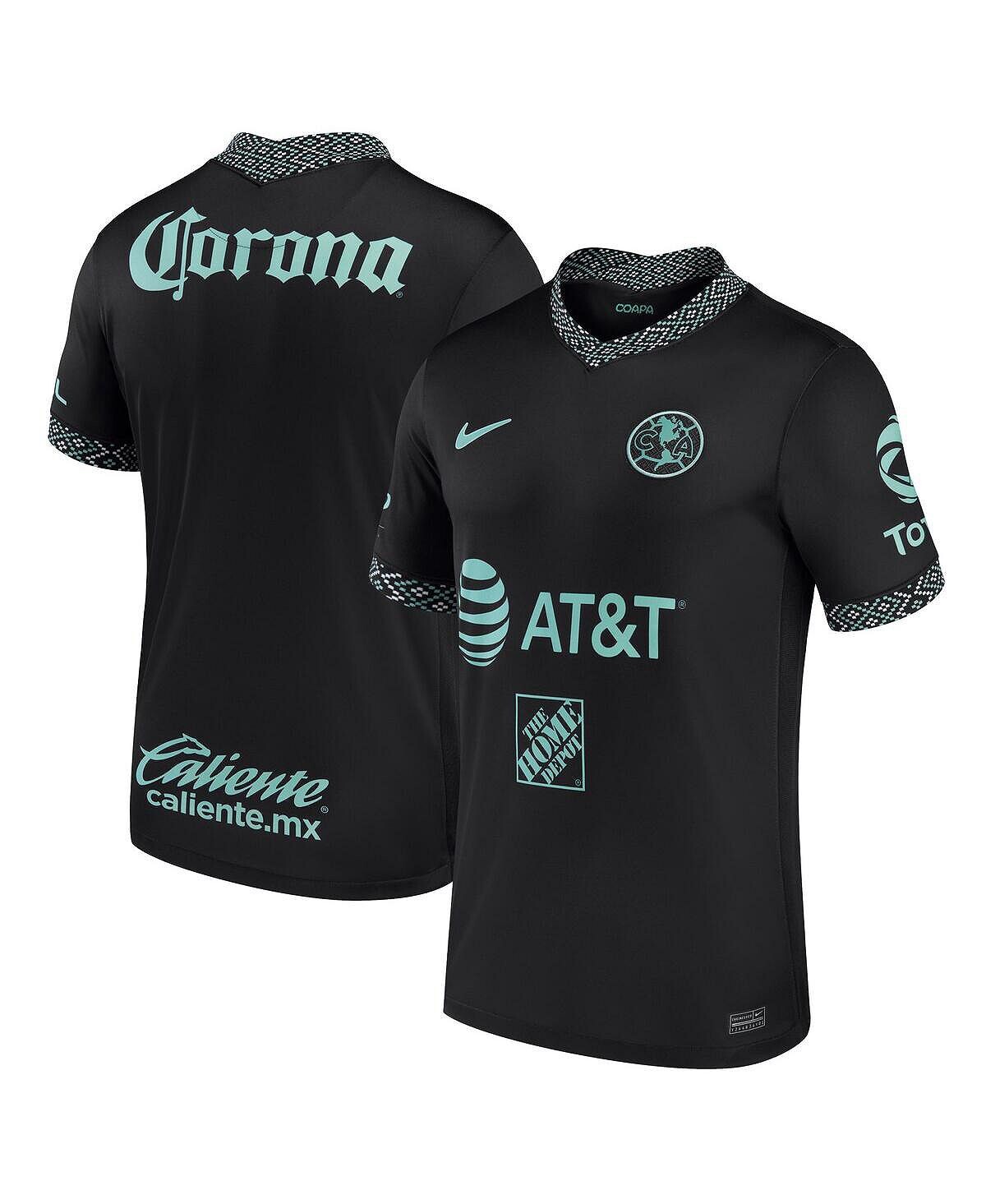 

Мужская футболка black club america 2021/22, третья копия Nike, черный