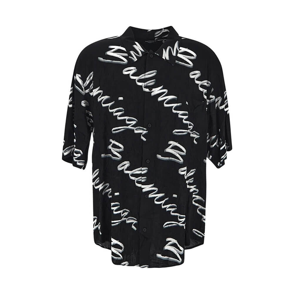 

Balenciaga All-over Logo, чёрный/белый