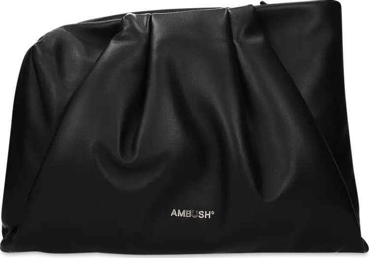 

Сумка-клатч Ambush Maxi Wrap Clutch Black/Silver, черный