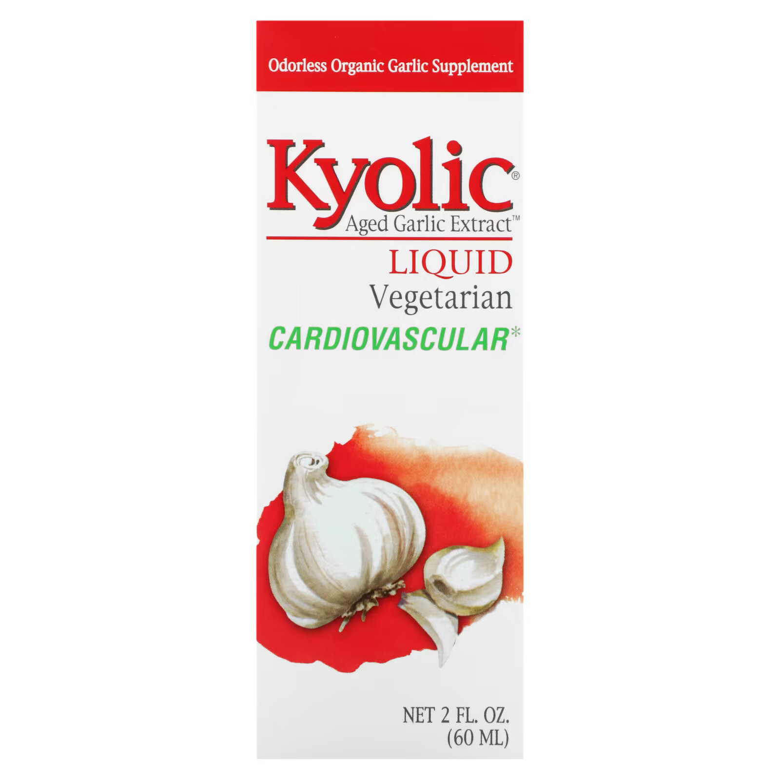 Kyolic, Экстракт выдержанного чеснока, жидкий, 60 мл (2 жидк. Унции) kyolic экстракт выдержанного чеснока жидкий 60 мл 2 жидк унции