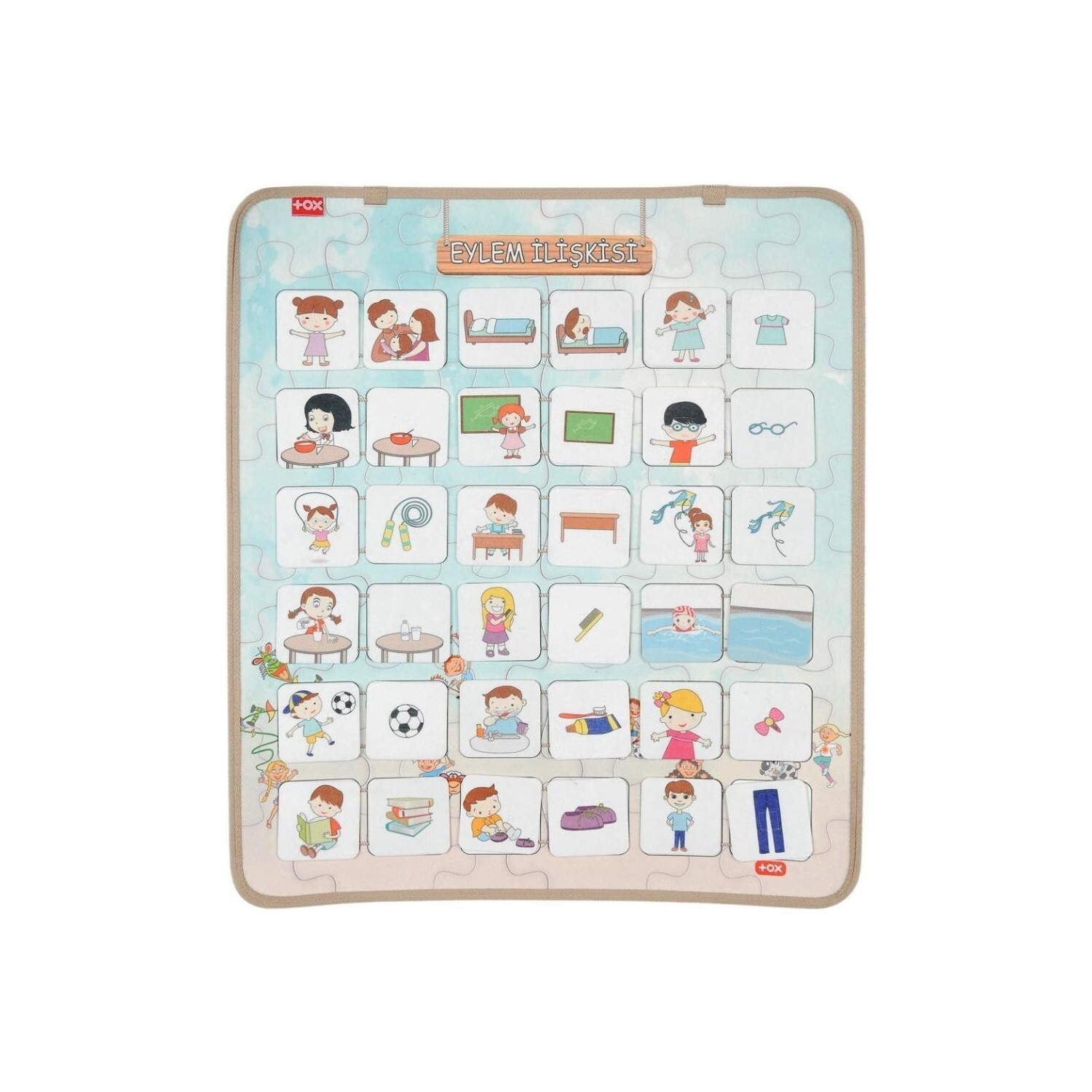 

Кукла Barbie Action Relation Felt Velcro Wall Board, Развивающая игрушка