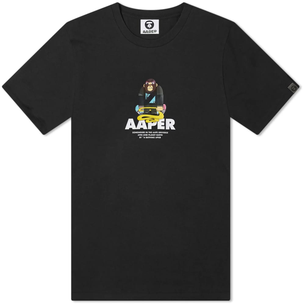 Футболка AAPE By A Bathing Ape x Eric Inkala Aaper Tee – купить с доставкой  из-за рубежа через платформу «CDEK.Shopping»