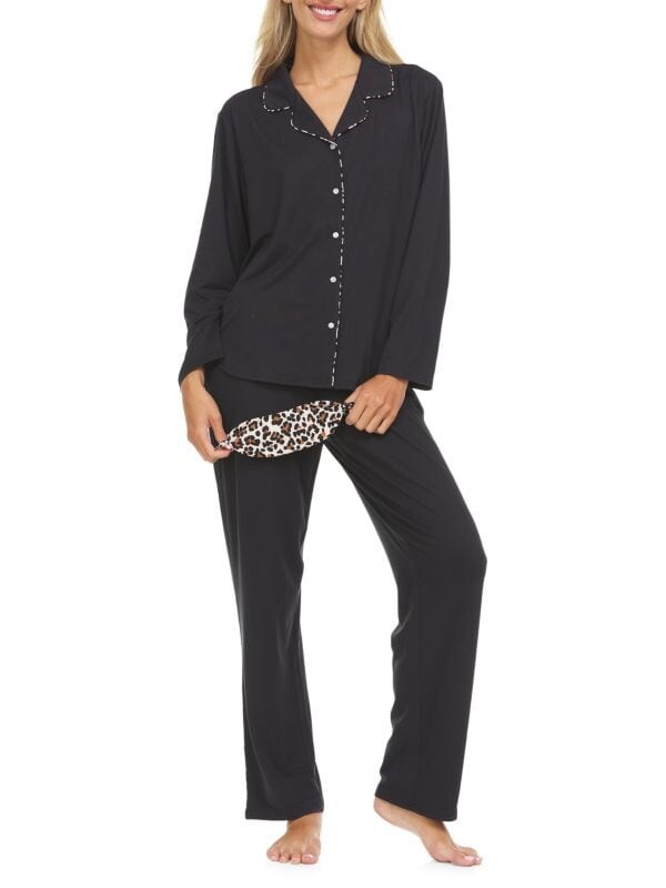

Пижамный комплект из 3 предметов Flora Nikrooz Black