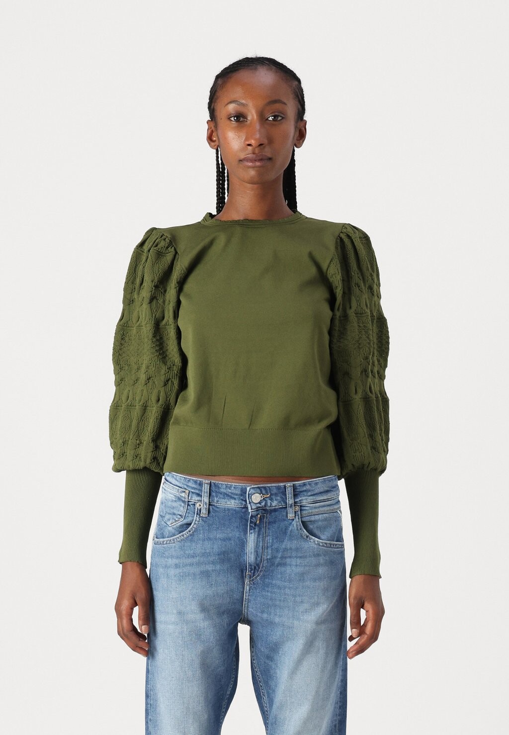 

Джемпер ONLMELITA O-NECK PULLOVER ONLY, хаки