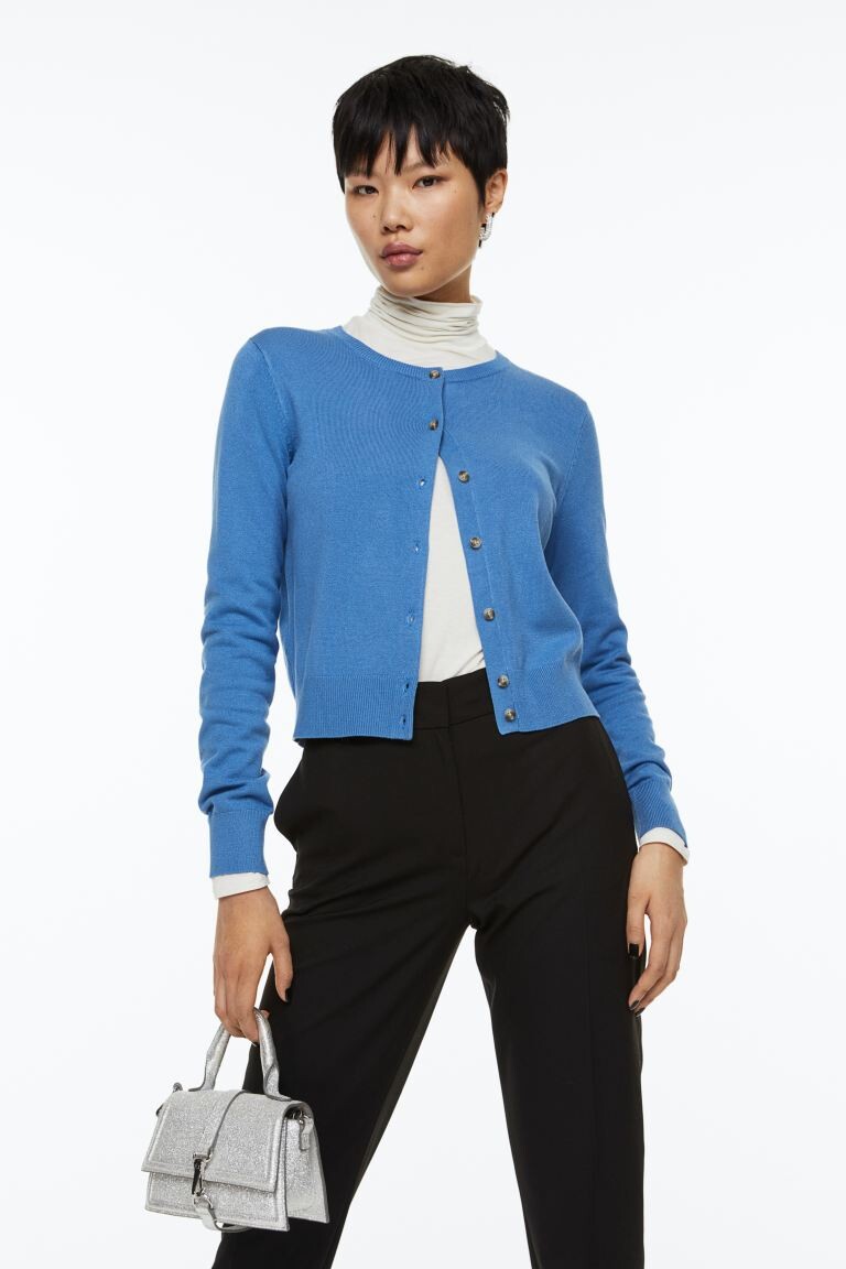 

Тонкий кардиган H&M, синий