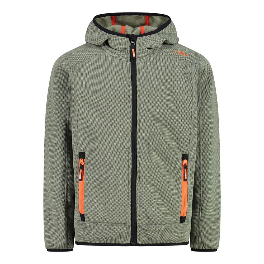 

Толстовка на молнии CMP Heavy Fix 3H60844 Hooded, зеленый
