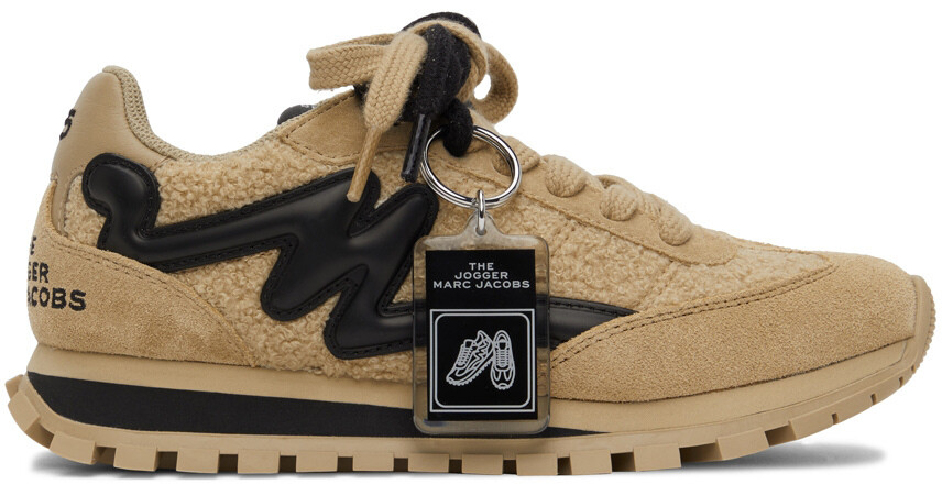 

Бежевые кроссовки 'The Teddy Jogger' Marc Jacobs