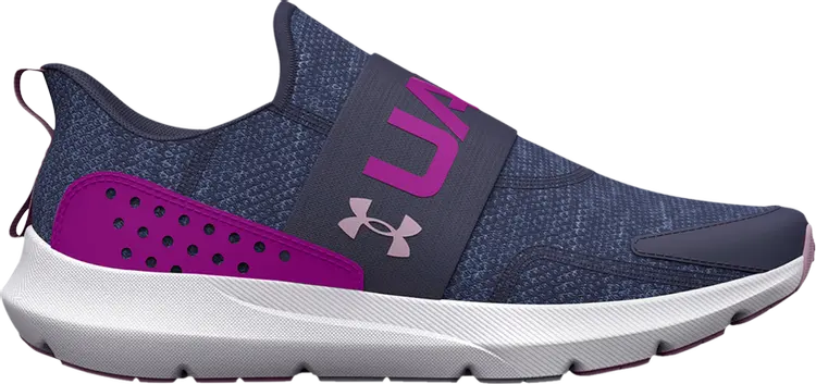 

Кроссовки Under Armour Surge 3 Slip GS Tempered Steel Strobe, синий