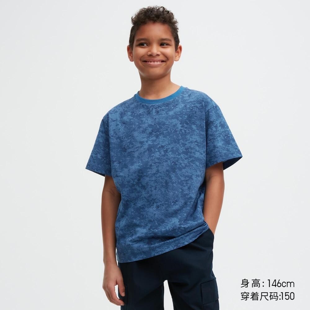 

Футболка унисекс Uniqlo, синий