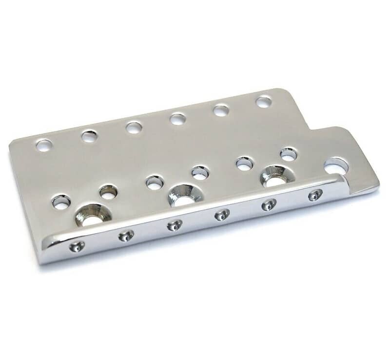 

Подлинная сменная мостовая пластина Fender, модель 099-1947-000 для винтажного американского Stratocaster Tremolo Chrome 001-947-000