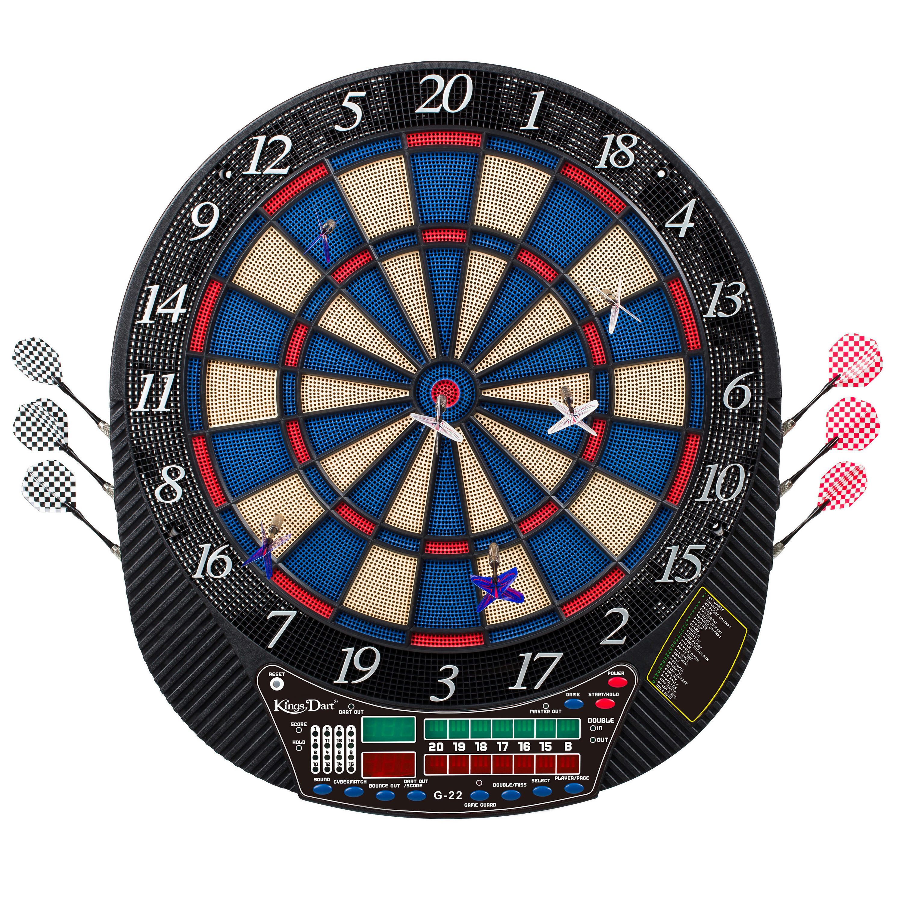 Дартс Kings Dart Крикет, красочный dart game дартс с 4 мя дротиками