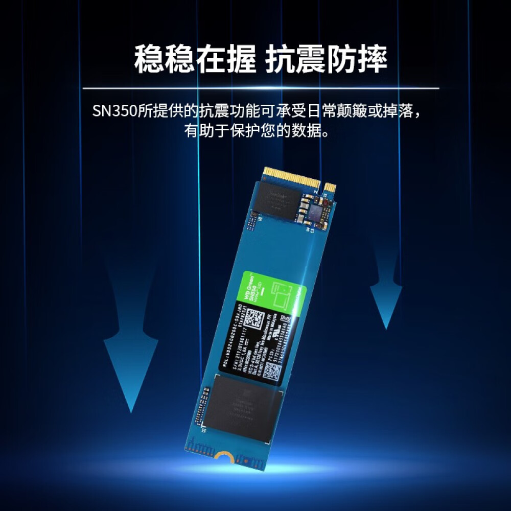 SSD-накопитель Western Digital Green SN350 2ТБ ssd накопитель western digital green sn350 240гб m 2 2280 wds240g2g0c