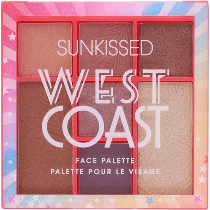 

Палитра West Coast для лица и глаз с 7 оттенками Sunkissed