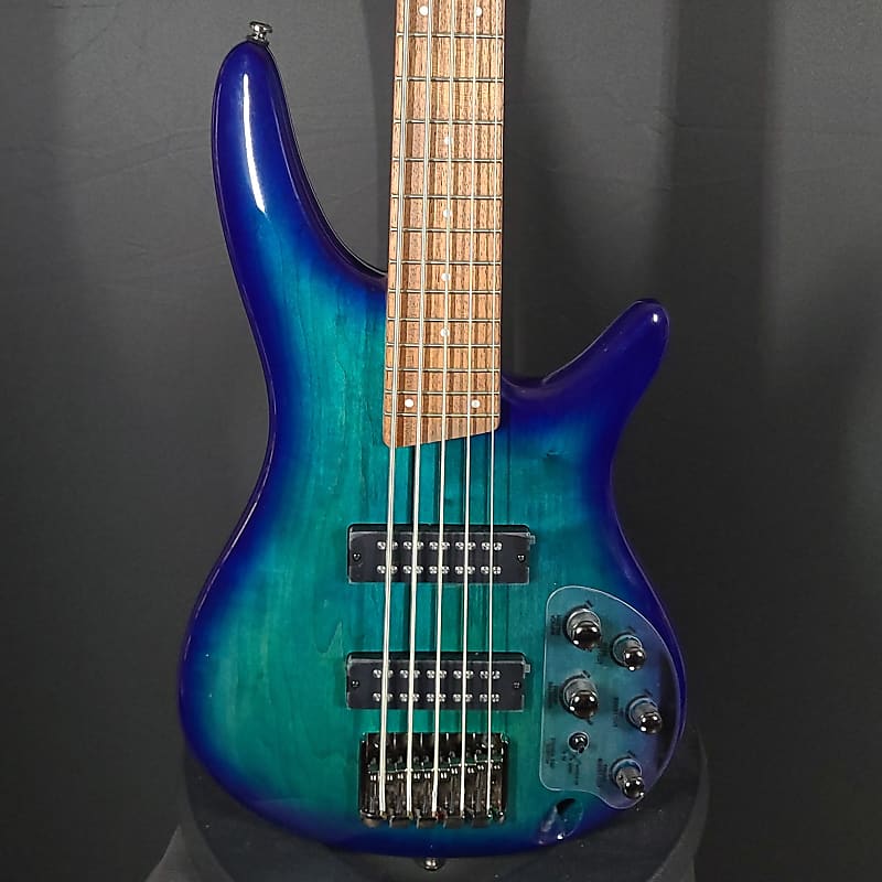 Ibanez SR375E-SPB Синяя 5-струнная бас-гитара сапфирового цвета #407 SR375E-SPB Sapphire Blue 5-String Bass Guitar #407 мяч adidas competition лч spb h57810 5