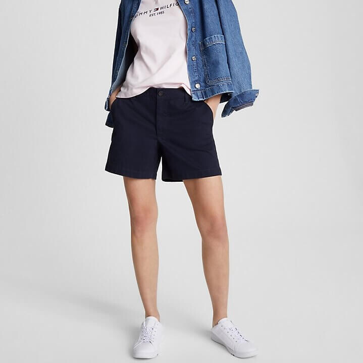 

Шорты Tommy Hilfiger Solid 5", темно-синий