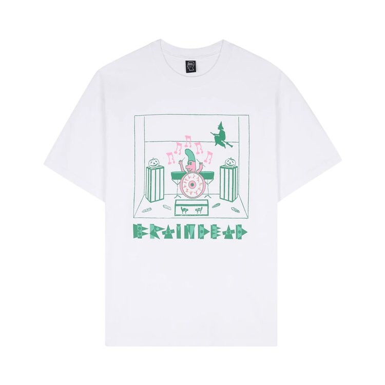 

Футболка Brain Dead Drummer Boy Tee 'White', белый