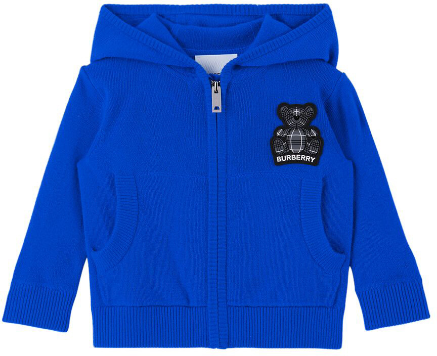 

Толстовка с капюшоном Baby Blue Bear Burberry
