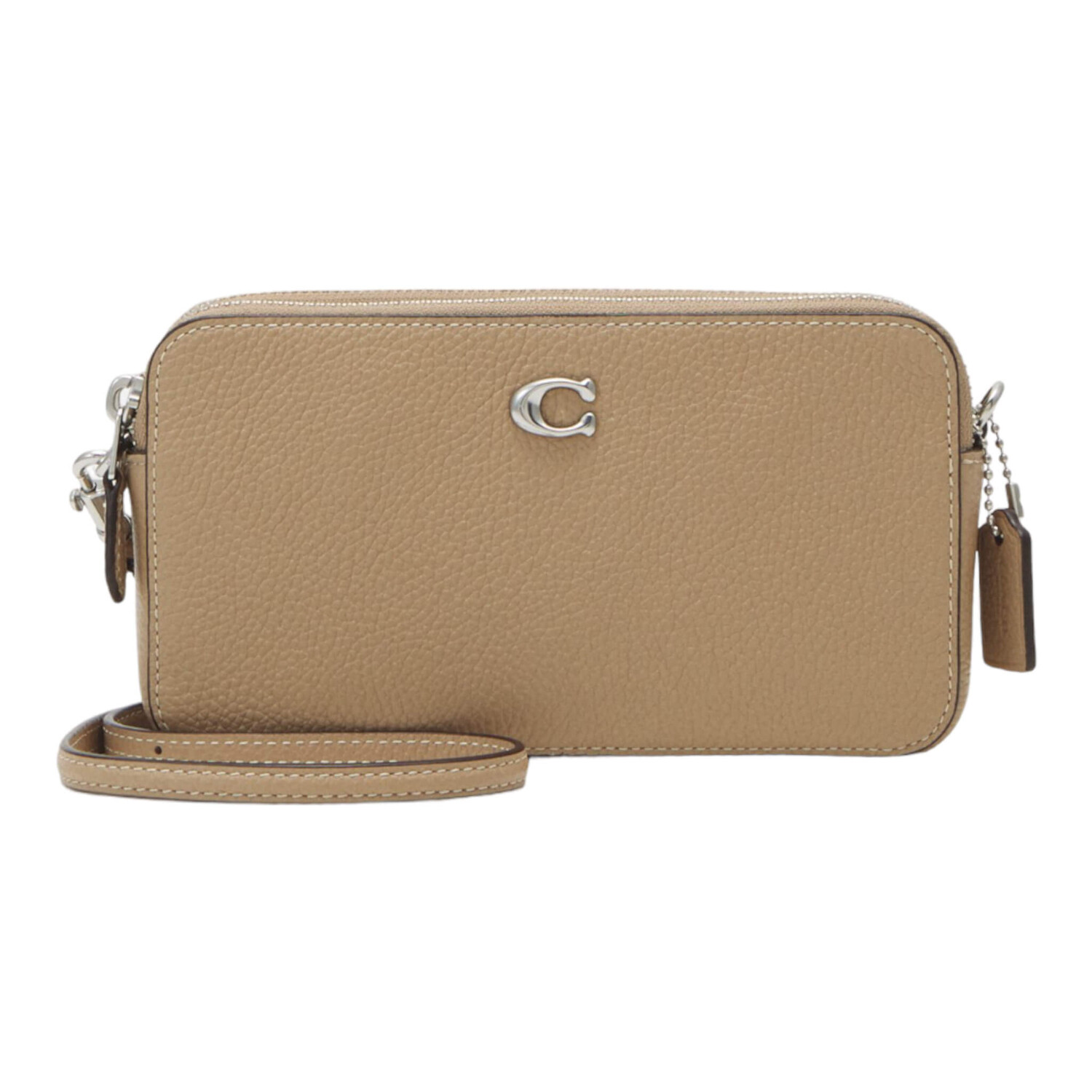 

Сумка Coach Polished Kira Crossbody, бежевый